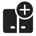 Dual Screen Add SVG Icon